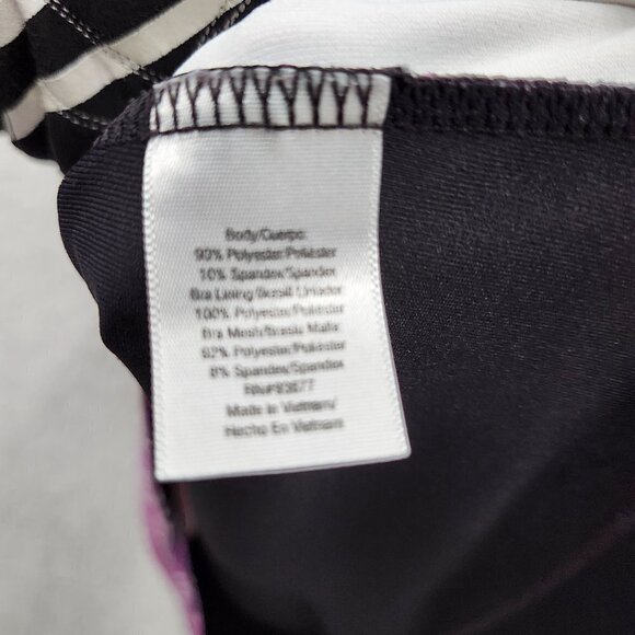 Xersion Tank Top Womens Large Athletic Purple Black Workout Gym Yoga - Picture 8 of 9